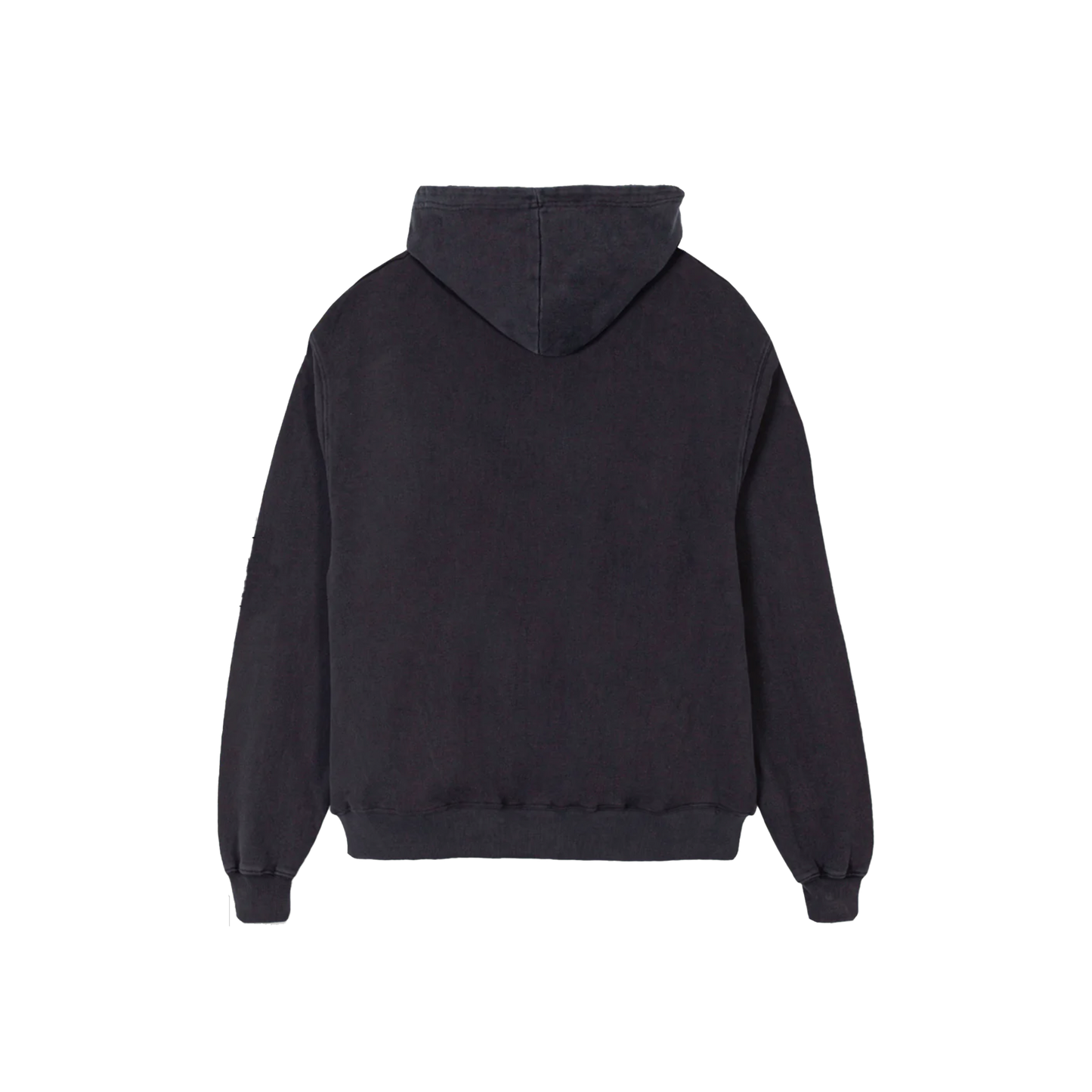 emblem zip-up hoodie