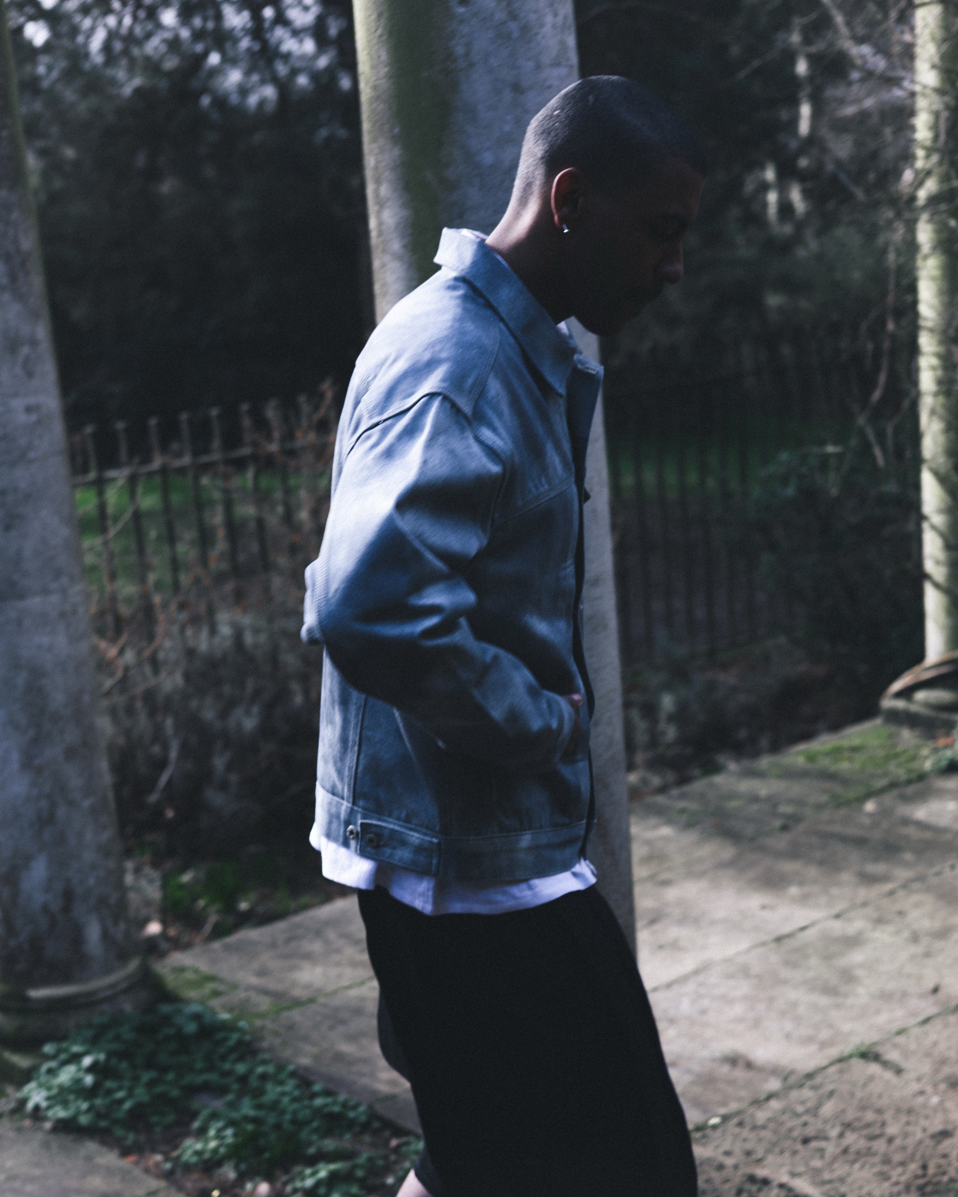 Asymmetric Trucker Jacket