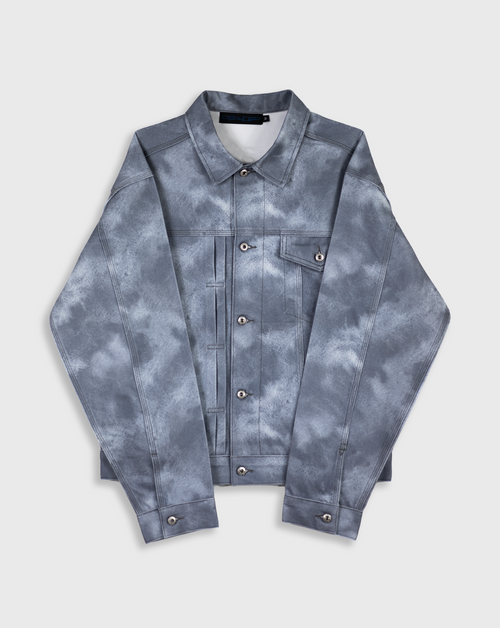 Asymmetric Trucker Jacket