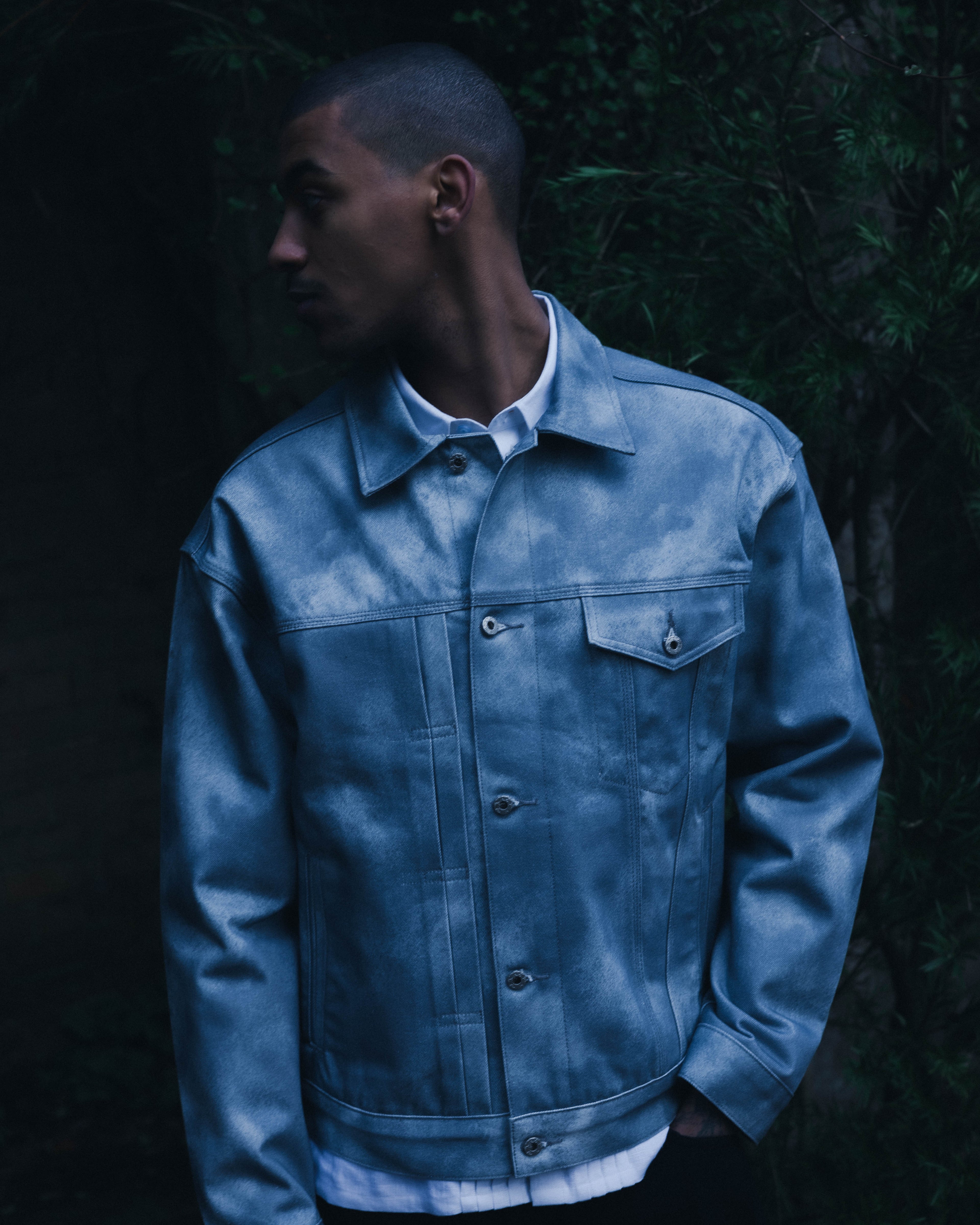 Asymmetric Trucker Jacket