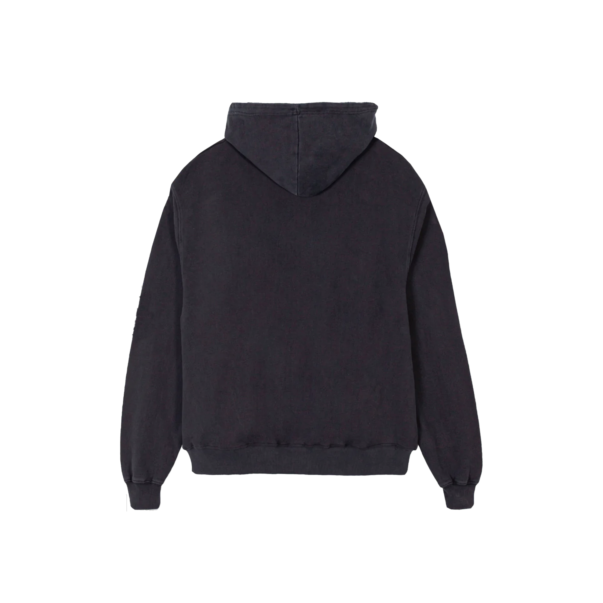 emblem zip-up hoodie